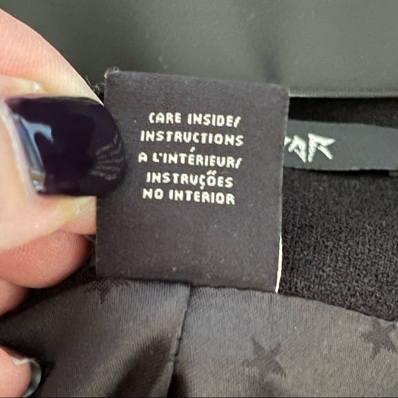 Maison Scotch Punk Radar Scotch & Soda Black Blazer Moto Style Sleeves Large/ - Picture 13 of 15